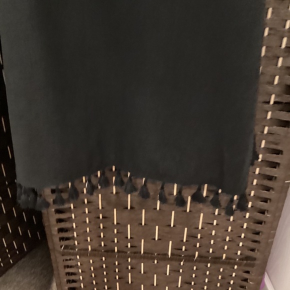 Tassel Detailed V-Neck Knee Length Dress ( Size- XXL) - Picture 4 of 10